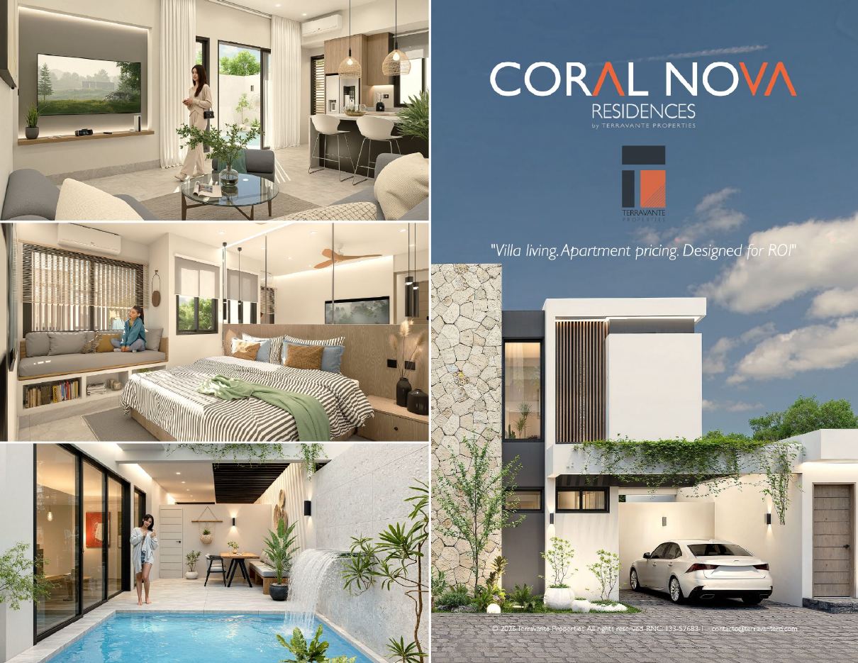 Coral Nova brochure, page 1