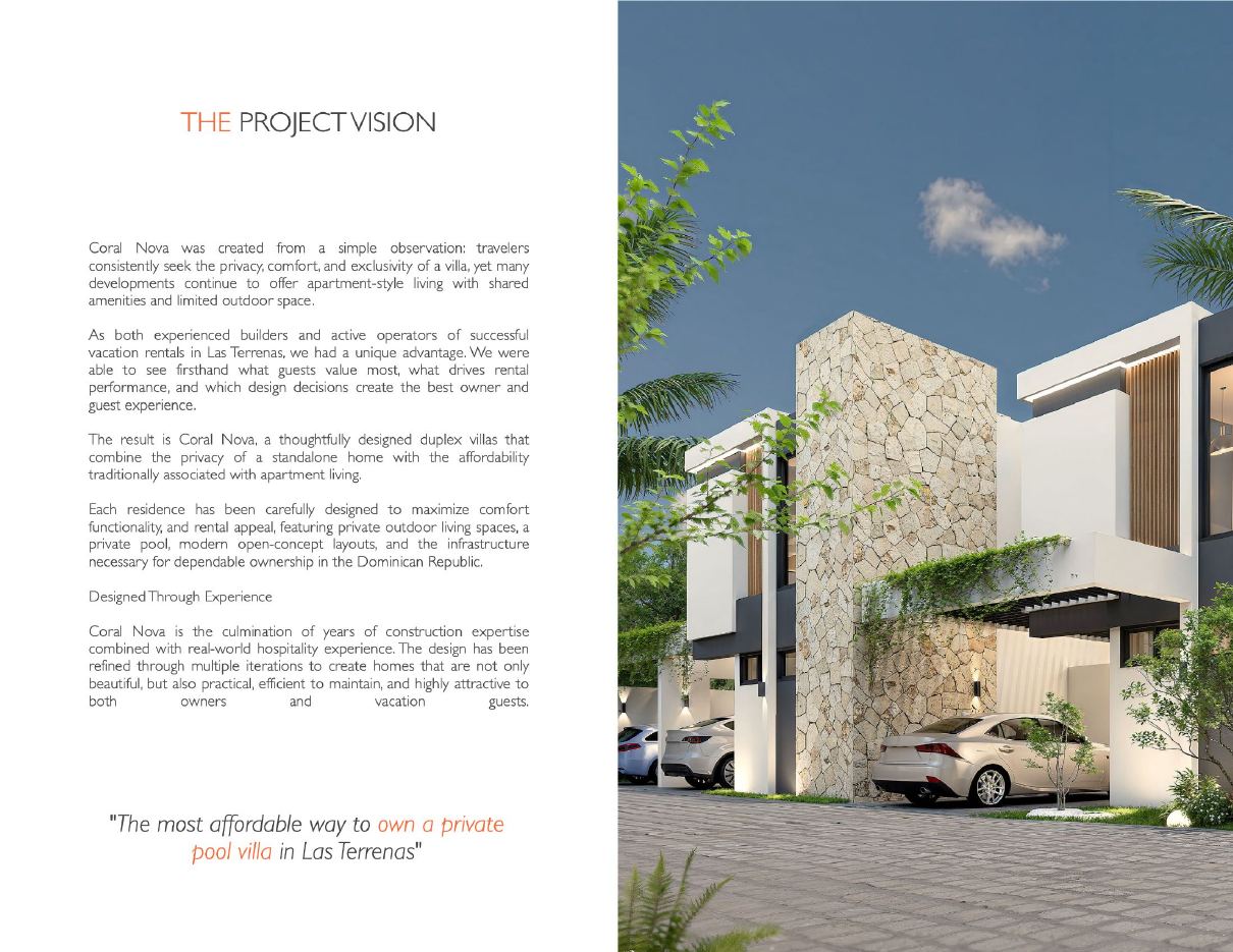 Coral Nova brochure, page 2
