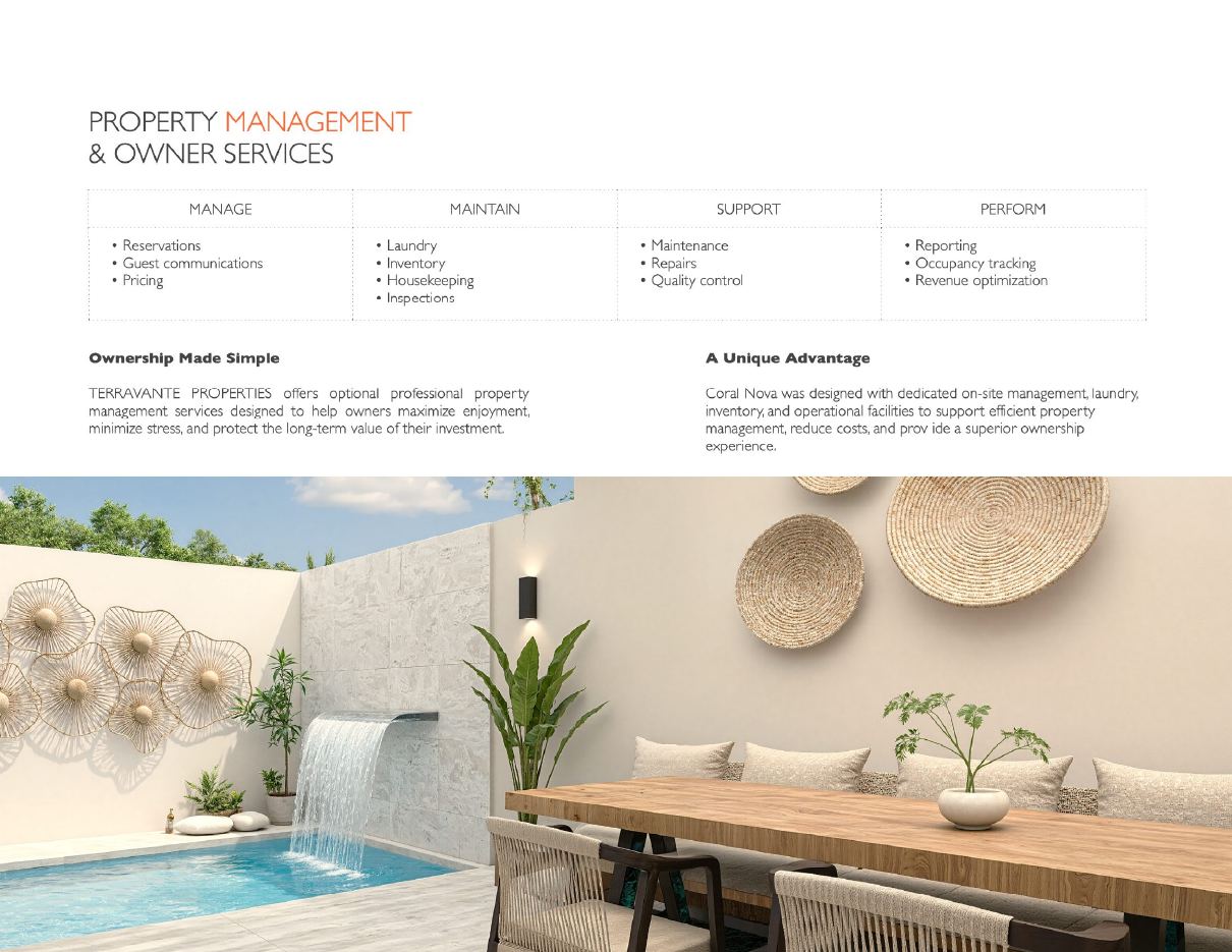 Coral Nova brochure, page 9