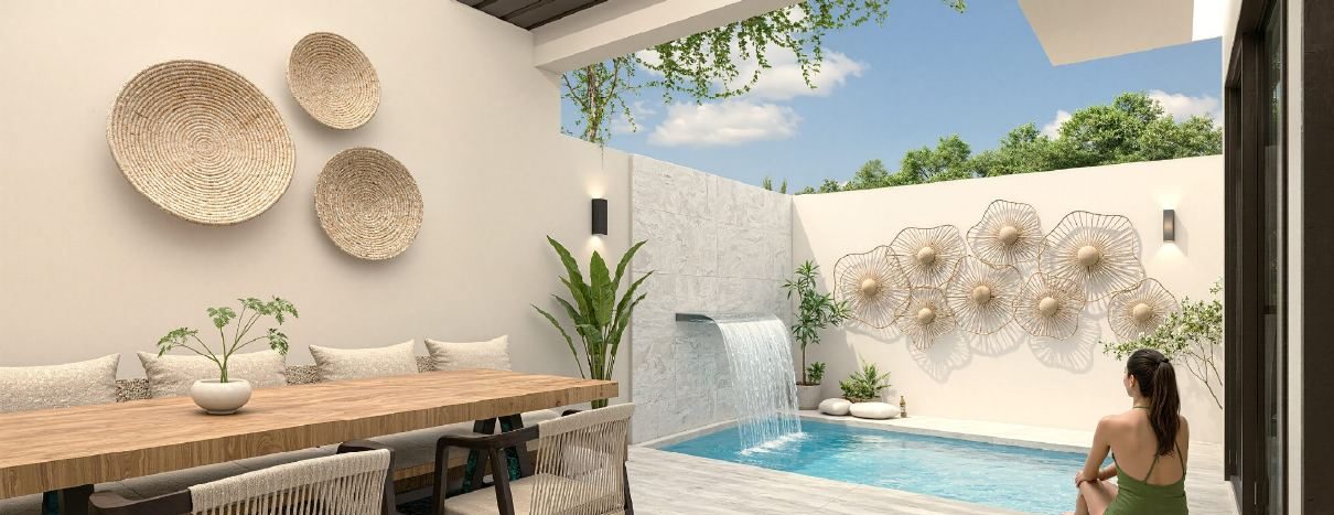 Private pool and terrace at a Coral Nova villa